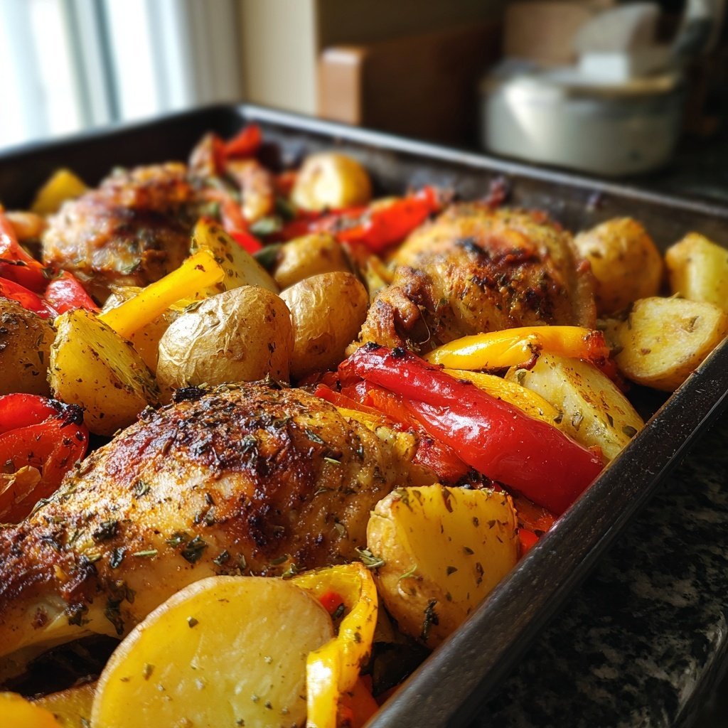 Easy Sheet Pan Dinner With Chicken