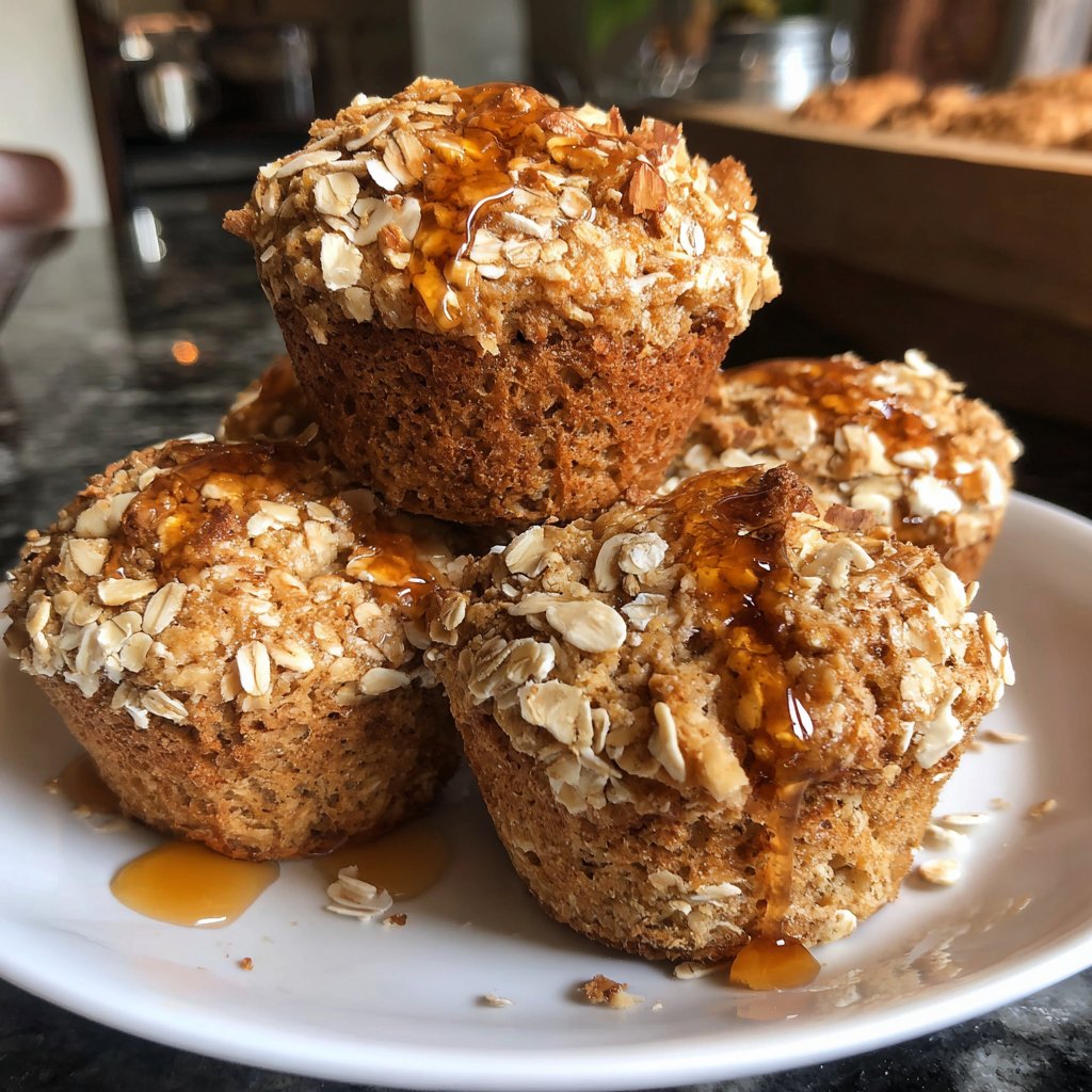 Healthy Oatmeal Muffins With Honey