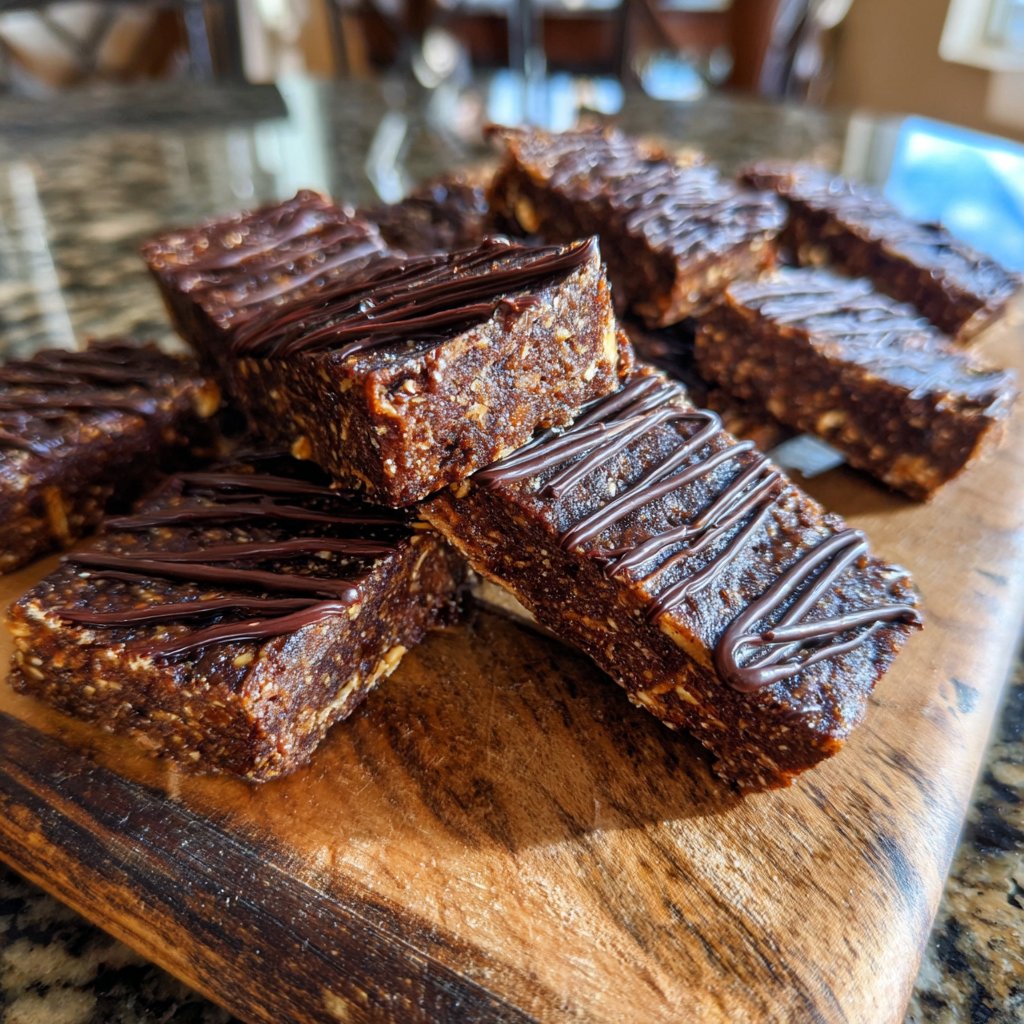 Chocolate Hazelnut Energy Squares