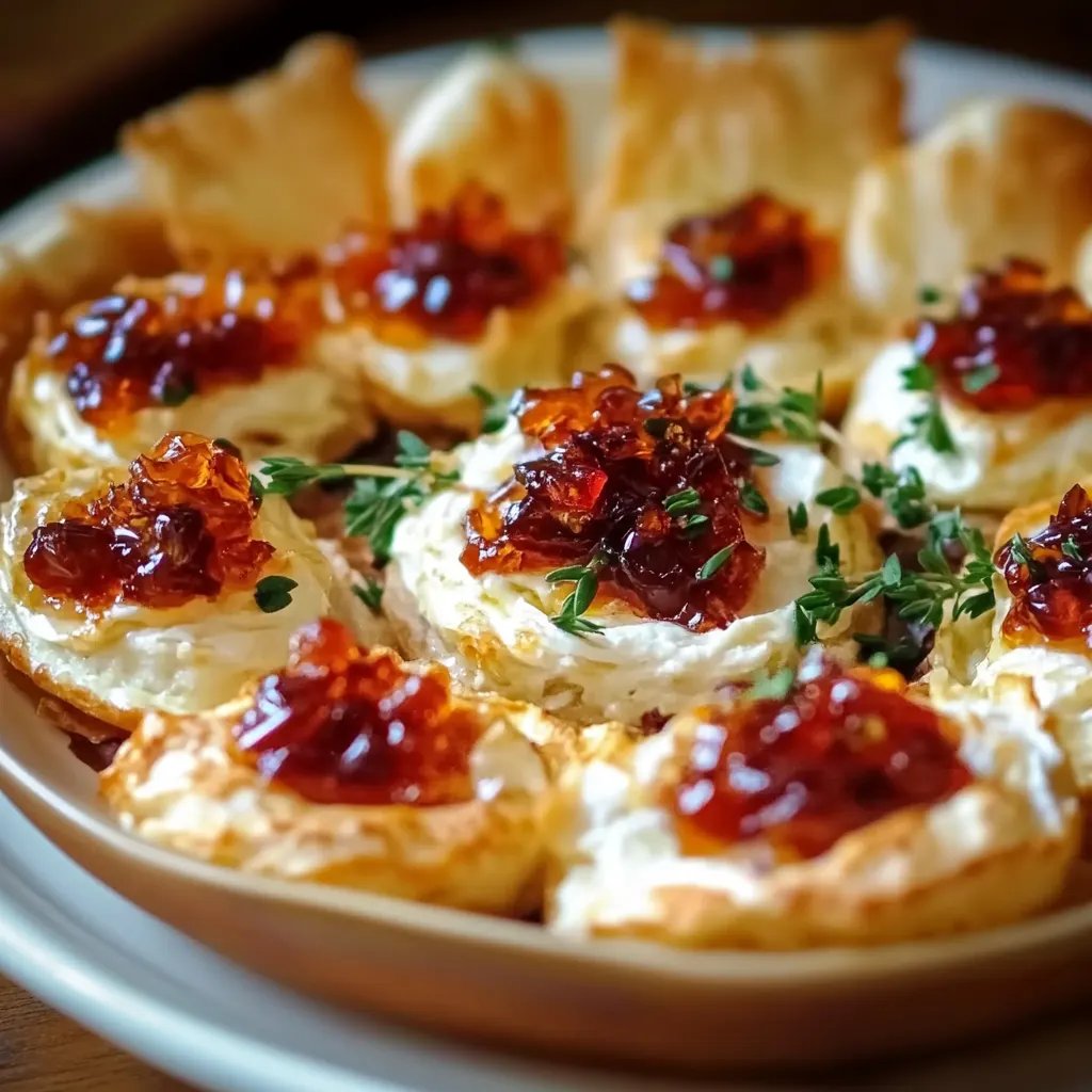 Quick Pepper Jelly Cream Cheese Appetizer Dip and Bites