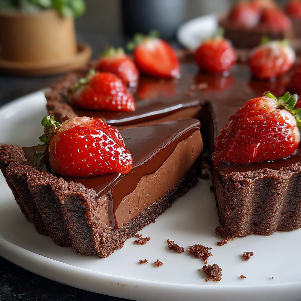 Chocolate Strawberry Tart