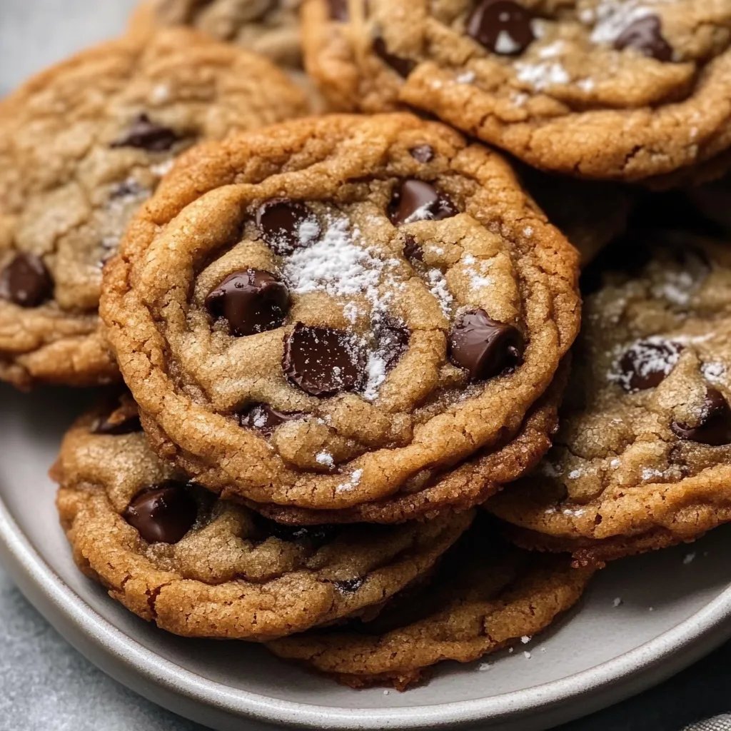 Chewy Brown Butter Chocolate Chip Cookies