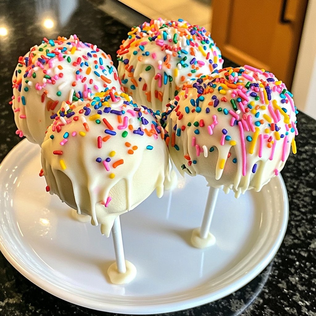 Starbucks Copycat Birthday Cake Pops