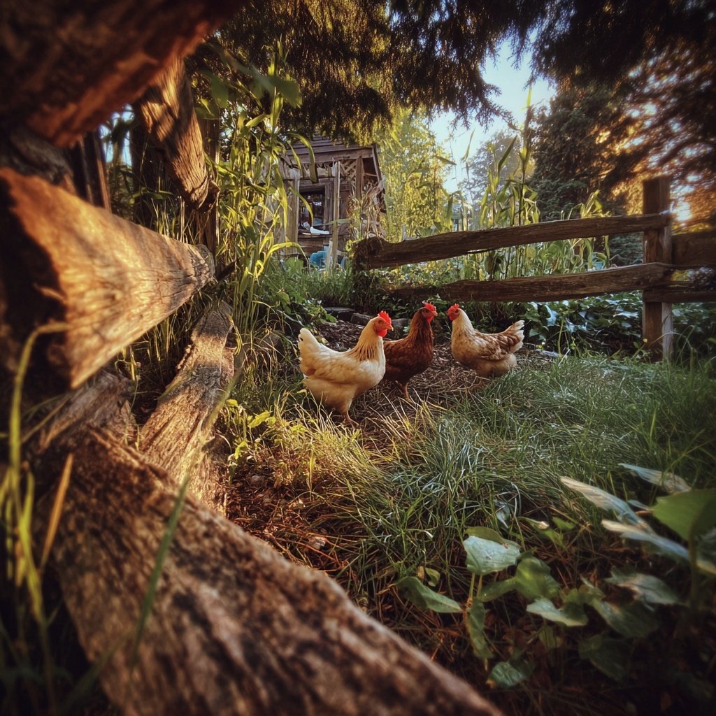 DIY Backyard Chicken Run Setup