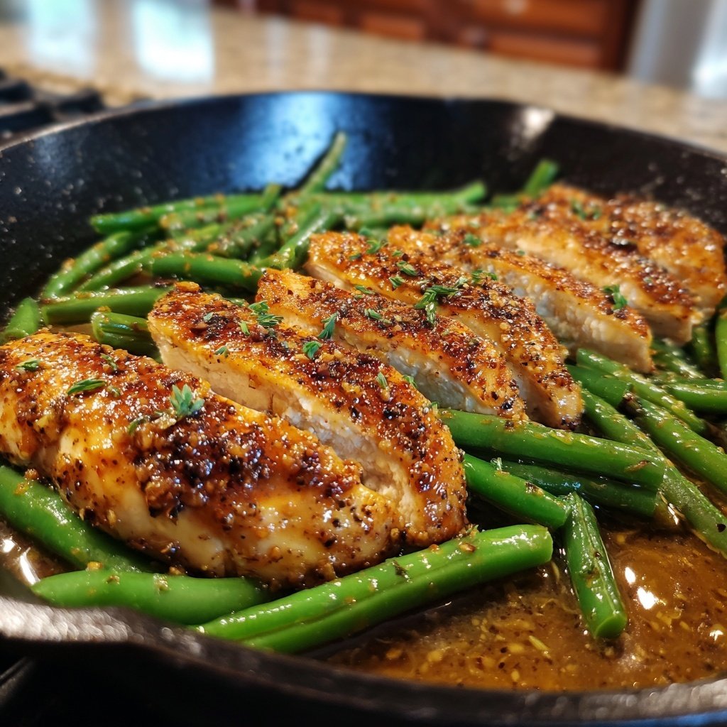 Honey Mustard Chicken Skillet