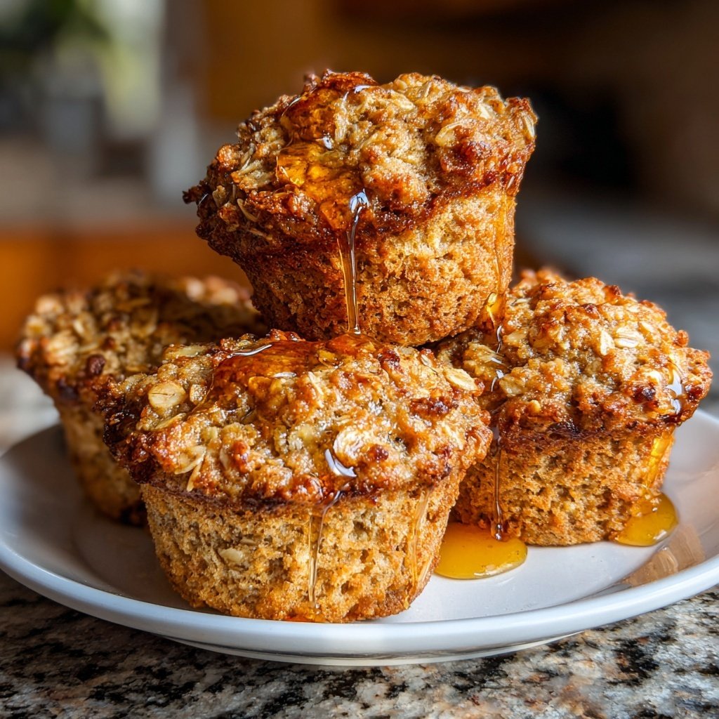Healthy Muffins With Oats And Honey