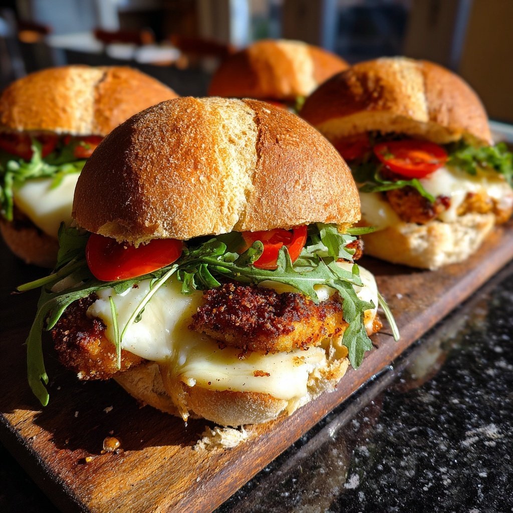 Sliders with Halloumi