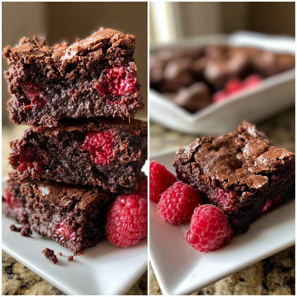 Chocolate Raspberry Brownies