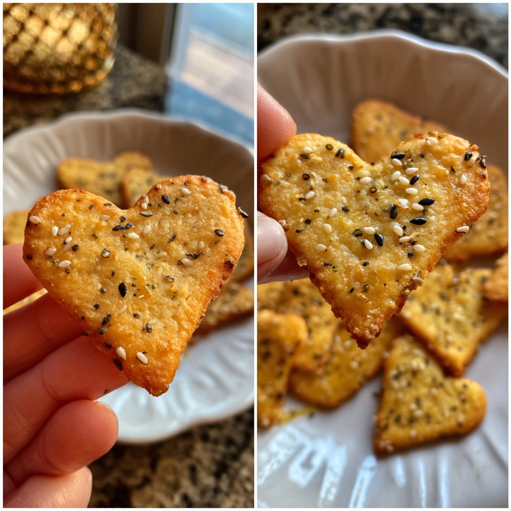 Valentines Snacks Heart Shaped Crackers