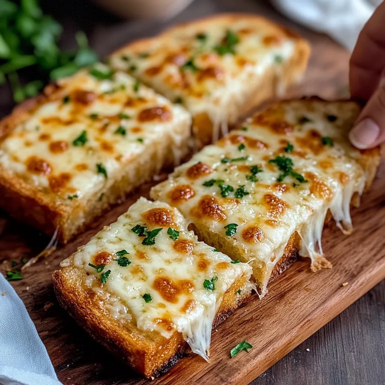 Cheesy Garlic Bread Recipe