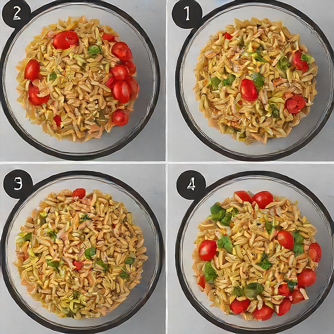 Orzo Pasta Salad Preparation Steps