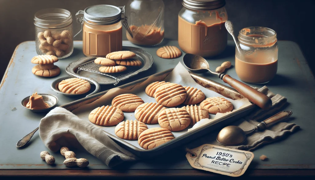 950s Peanut Butter Cookie Recipe