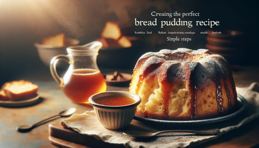 Bread Pudding Recipe with Sauce