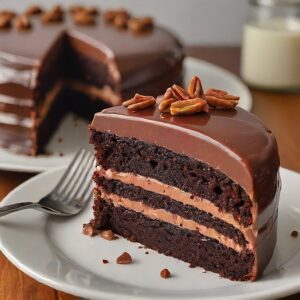 Keto Chocolate Turtle Cake Recipe