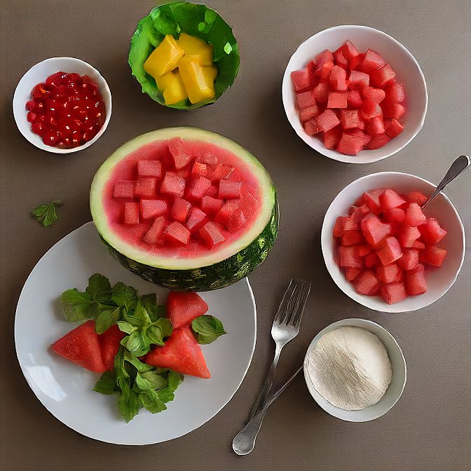 Watermelon Salad Recipe Ingredients