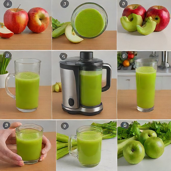 Apple and celery juice Steps Instructions