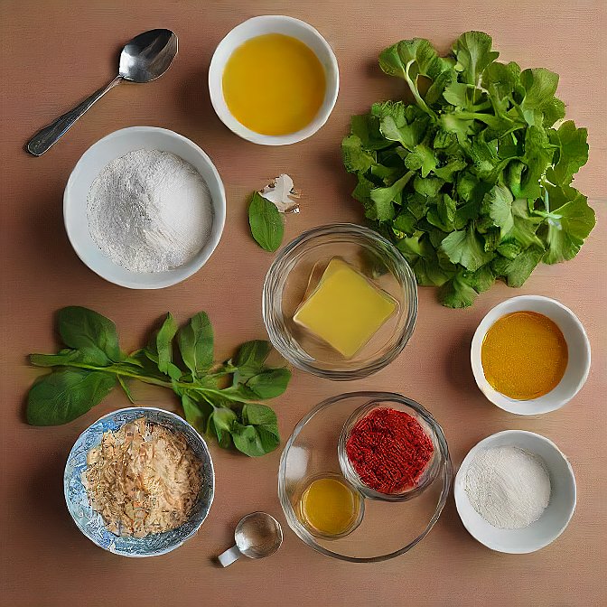 dandelion green salad Ingredients Needed