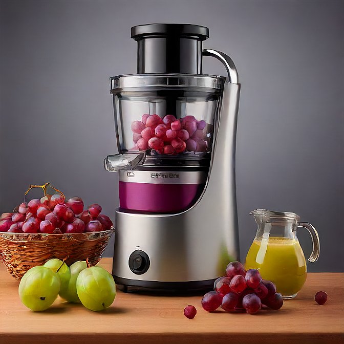 Making Juicer Recipes with Grapes Using Blender