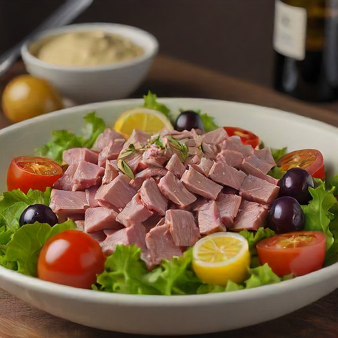 tuna salad nicoise Making the Dressing