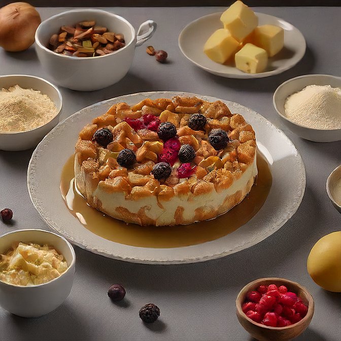 Ingredients for Bread Pudding