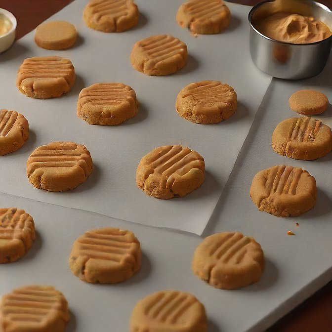 1950s Peanut Butter Cookies Steps Instructions