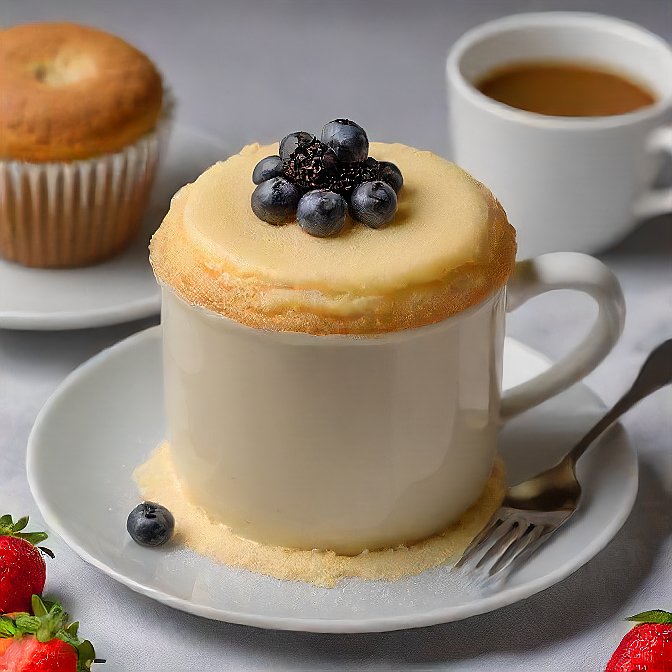 make keto vanilla mug cake recipe