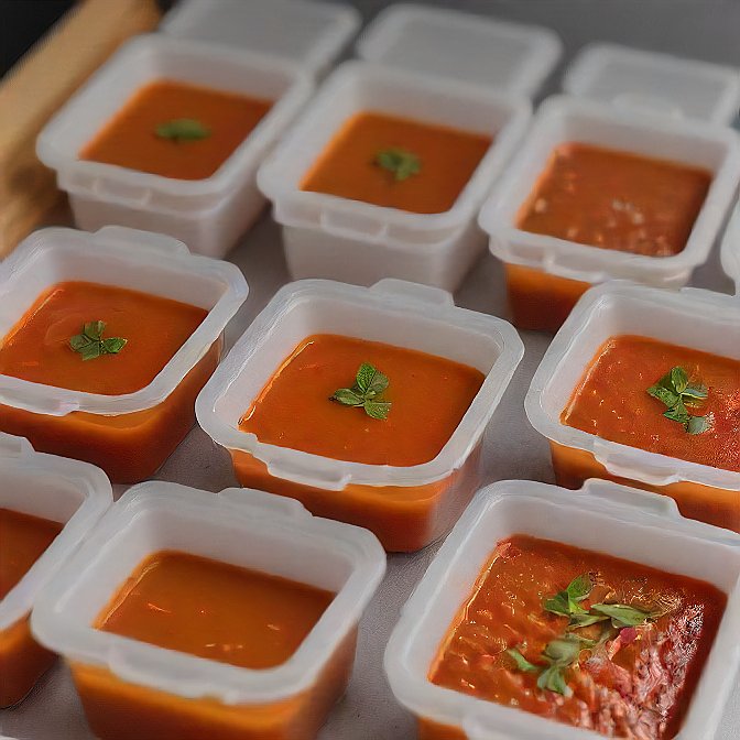 Keto tomato soup Freezing and Storing