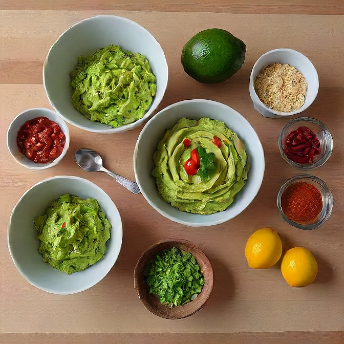 Combining All Components for Simple Guacamole Recipe