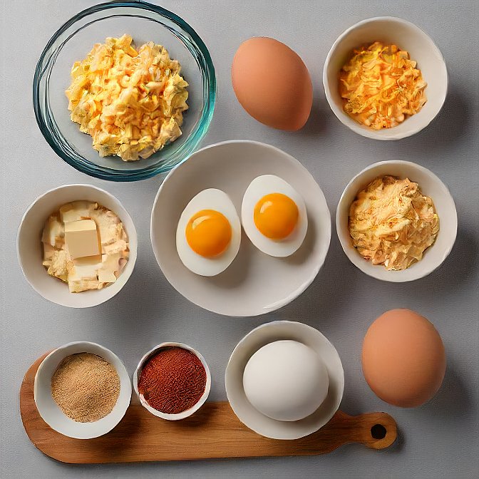 Ingredients Needed for Classic Deviled Egg Recipe