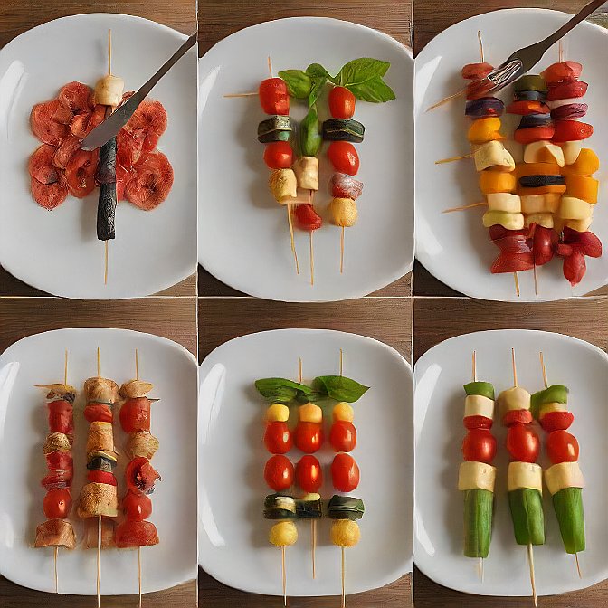 Antipasto Skewers Instructions steps