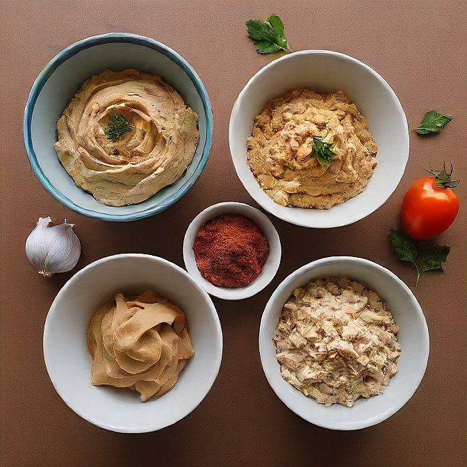 Ingredients for Homemade Hummus