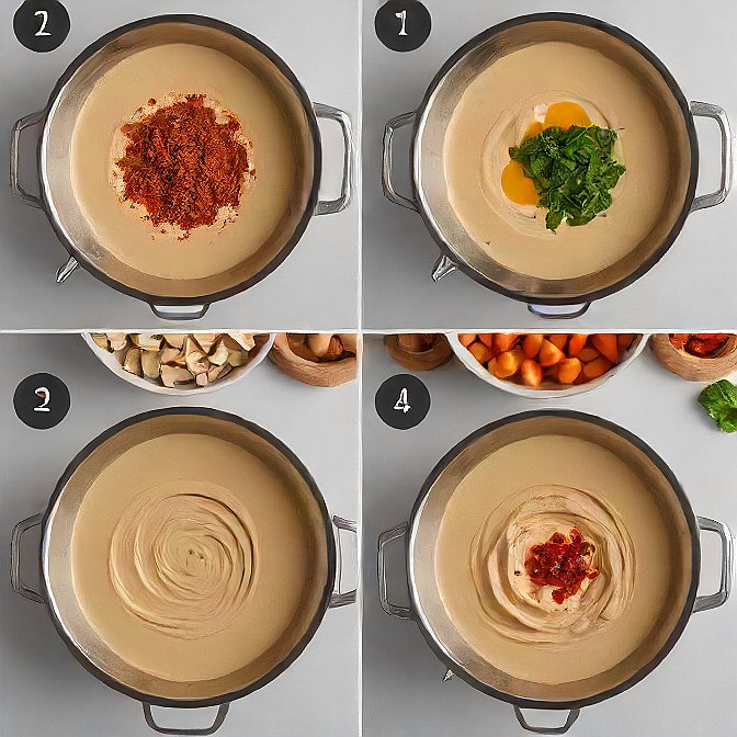 steps to make Homemade Hummus